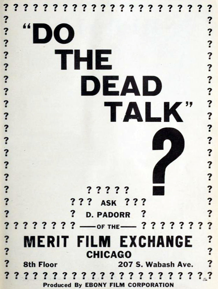 DO THE DEAD TALK?